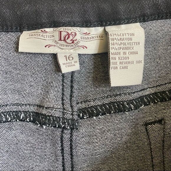 DG2 by Diane Gilman Studded Skinny Jeans Sz 16 - Picture 8 of 9